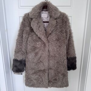 Laundry by Shelli Segal Faux Fur Coat - XS